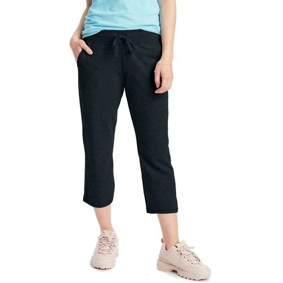 Hanes Women's Sweatspants, French Terry Capris, Women's Capri Sweatpants Small - Picture 1 of 3